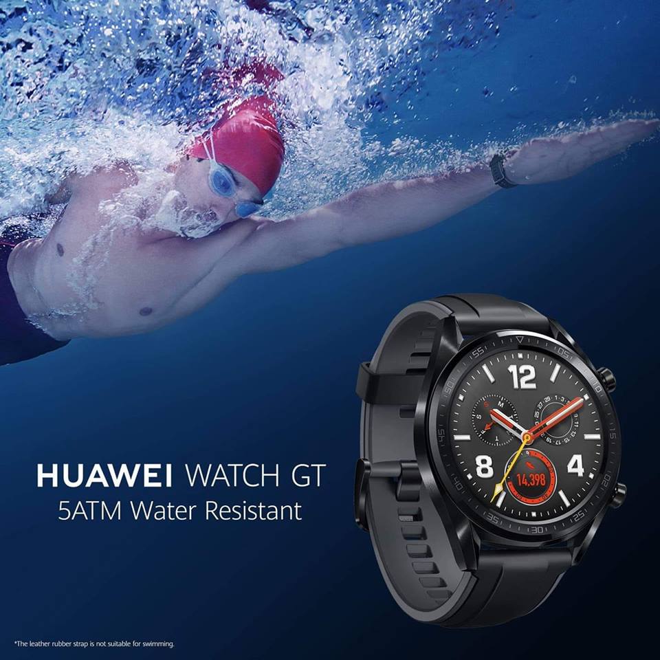 huawei watch gt water