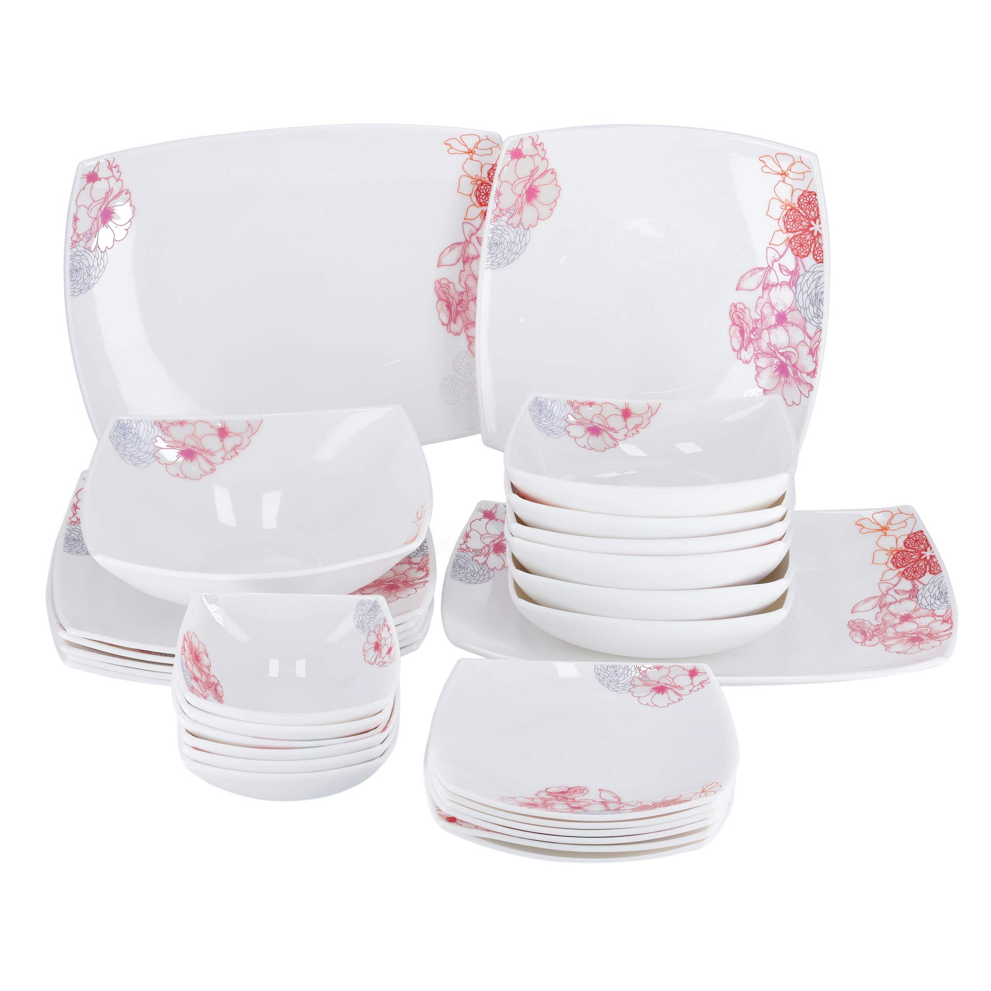 ROYALFORD 27 PIECCES OPALWARE DINNERSET RF9753 – WESTORE