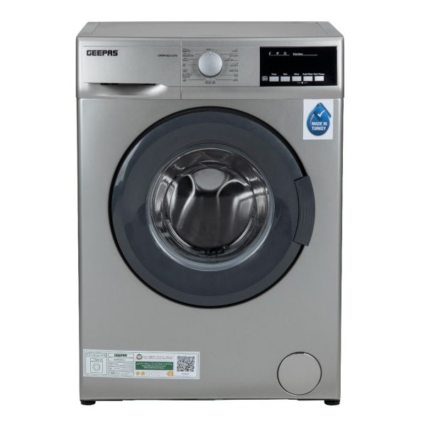 GEEPAS WASHING MACHINE GWMF8021STV  8KG SILVER