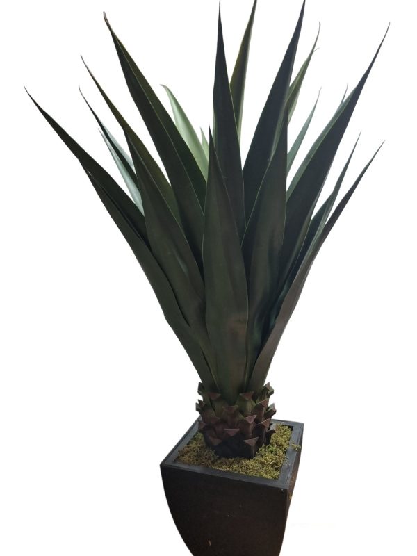 C5-9033 SISAL 125CM WPOT GREE PLASTIC TREE - Image 2