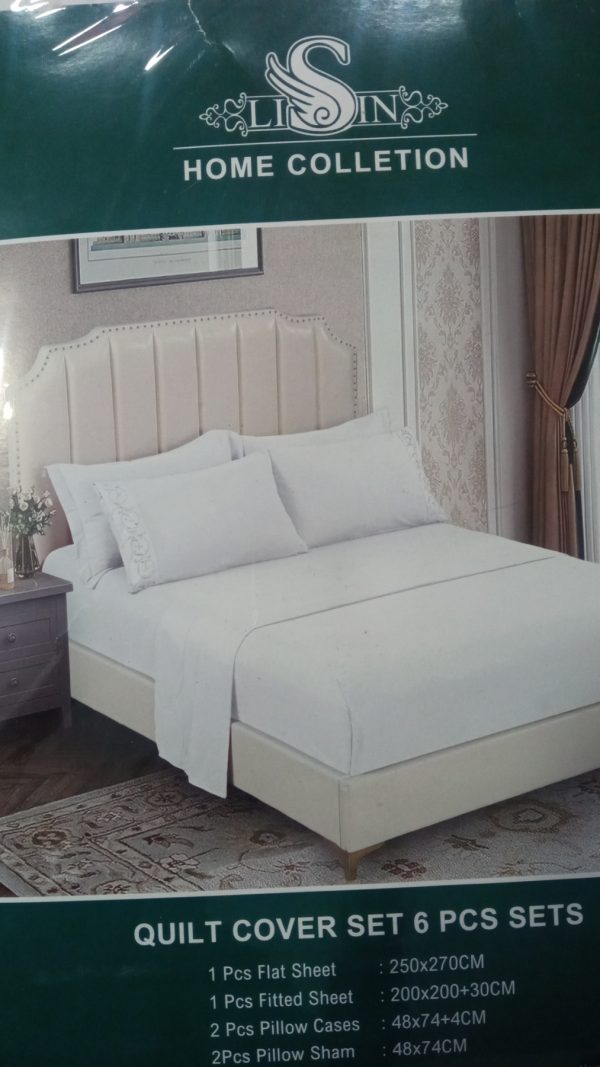 HOME COLLECTION QUILT COVER SET 6 PCS KING SIZE XH004