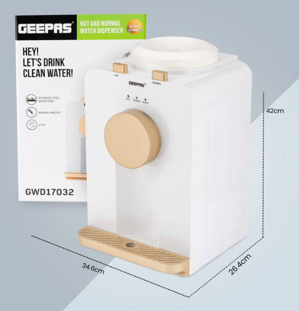 GEEPAS HOT AND NORMAL WATER DISPENSER GWD17032 WESTORE