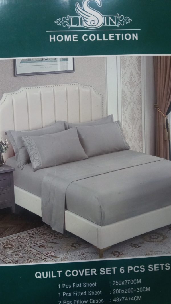 HOME COLLECTION QUILT COVER SET 6 PCS KING SIZE XH009