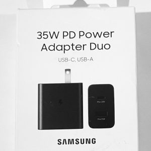 SAMSUNG 35W PD ADAPTER DUAL CHARGER USB C USB A