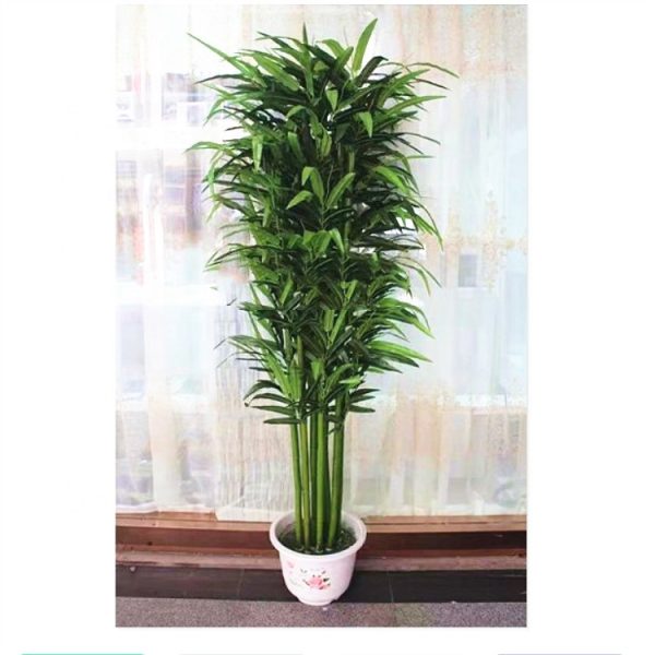 C5-9203  250CM REAL TOUCH PALM PLASTIC TREE  (GREEN) - Image 2