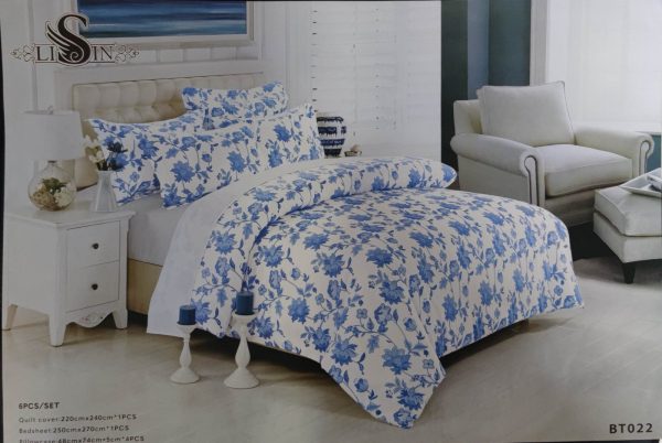 LISIN KING SIZE BEDDING SET 6 PCS BT022