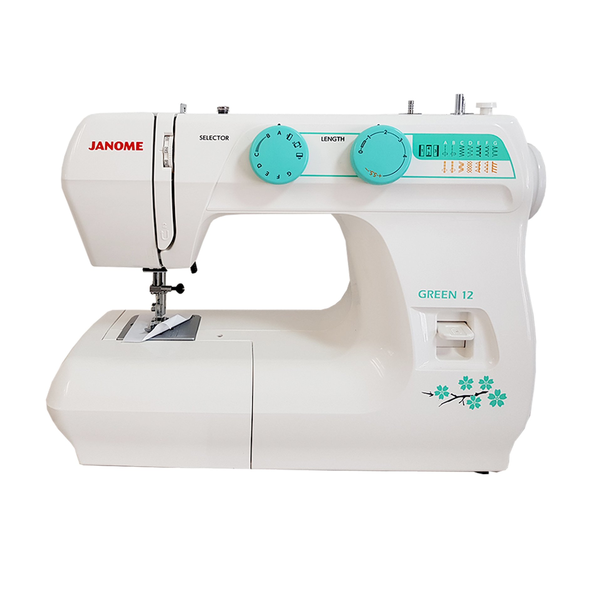 JANOME SEWING MACHINE GREEN 12 WESTORE