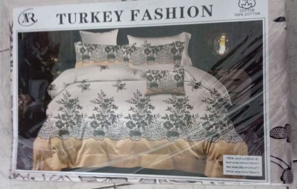 TURKEY FASHION KING SIZE BEDDING SET 6 PCS
