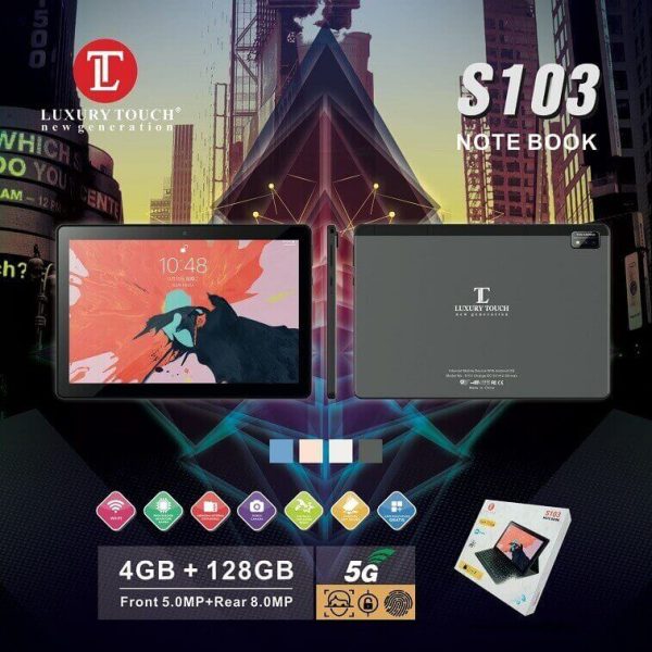 LUXURY TOUCH TAB S103 NOTE BOOK 128GB 4GB RAM