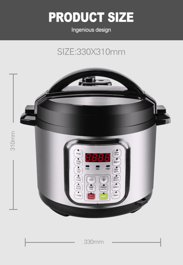 MUTI-FUNCTIONAL PRESSURE COOKER JL-05 5L