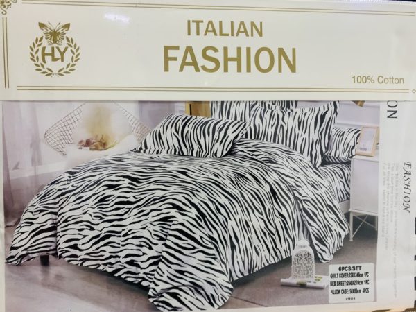 BED SHEET ITALIAN FASHION 6PCS SET HY822-6