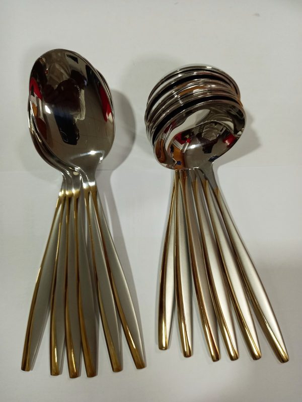 SPOON SET 12PCS SILVER