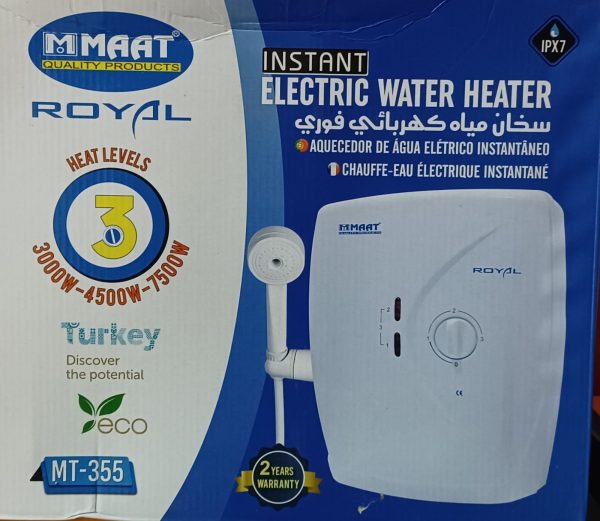 INSTANT ELECTRIC WATER HEATER ( SHOWER HEATER ) MT-355 IPX7