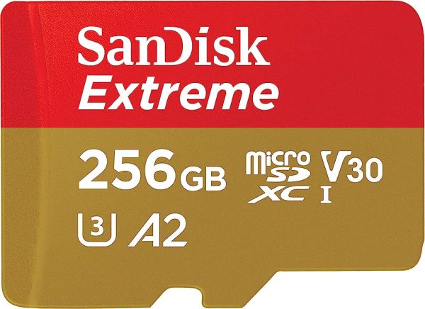 SANDISK EXTREME 256GB MICROSDXC CARD 190MB/S