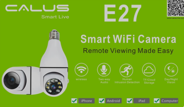 CALUS SMART CAMERA E27 PRO - Image 3