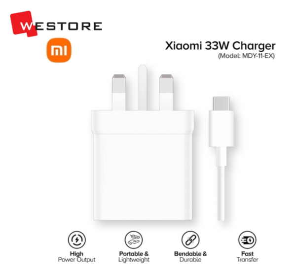 XIAOMI MI 33W PD ADAPTER WITH CABLE