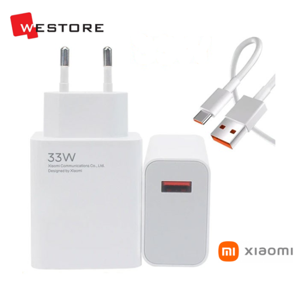 XIAOMI MI 33W PD ADAPTER WITH CABLE - Image 2