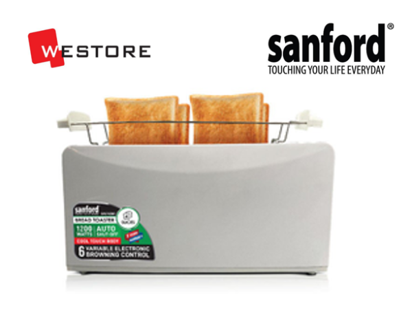 SANFORD BREAD TOASTER 4 SLICE 1200W SF5752BT - Image 4