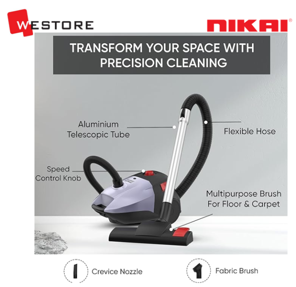 NIKAI VACUUM CLEANER 2000W NVC9260AI - Image 4