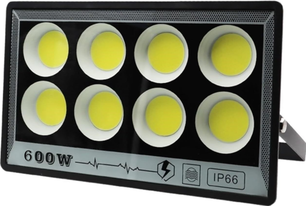 SUPER BRIGHT 600W COB FLOOD LIGHT 100LM/W 6500K IP66