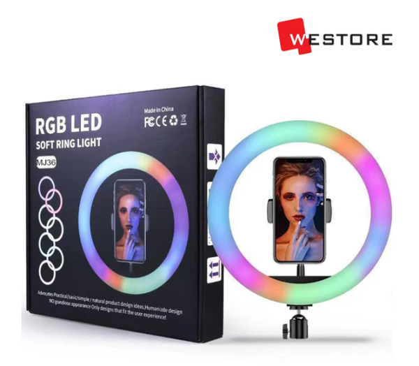 RGB LED SOFT RING LIGHT MJ36