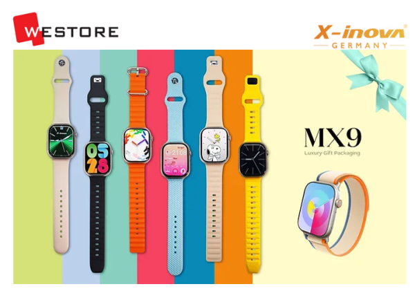 SMART WATCH X INOVA MX9 WITH 7 WATCH BAND - Image 2