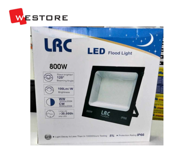 LRC LED FLOOD LIGHT 800W AC:220-240V IP66 - Image 2