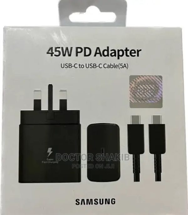 SAMSUNG 45W PD ADAPTER USB-C WITH CABLE