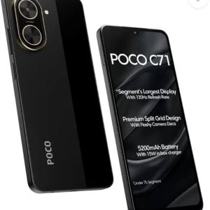 POCO C71 128GB BLACK 4GB RAM