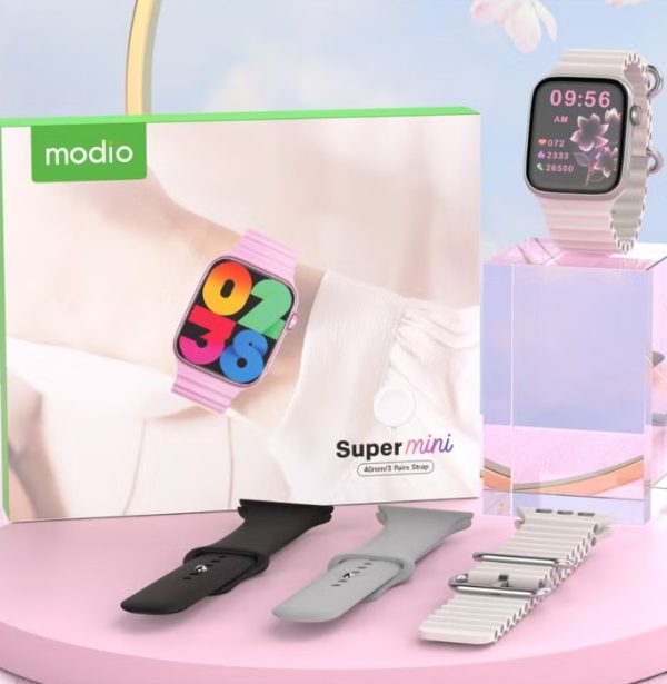 MODIO SMART WATCH SUPER MINI 3 PAIRS STRAP 36MM - Image 3