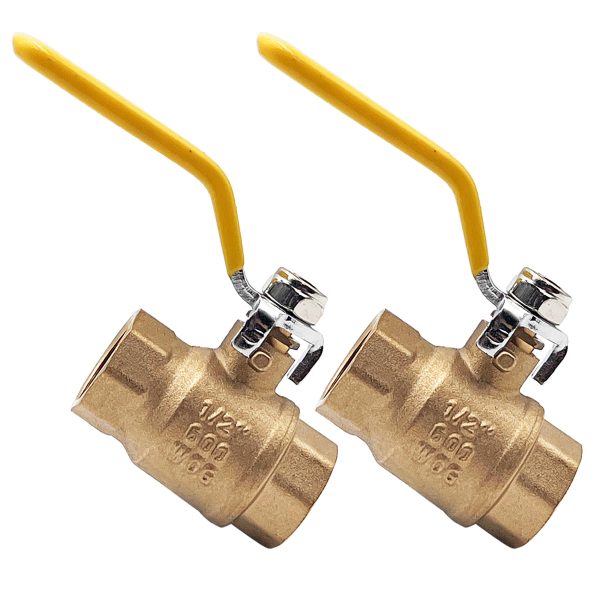 BRASS BALL VALVE 600 WOG 1/2"