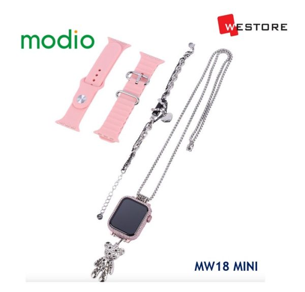 MODIO SMART WATCH MW18 MINI 2- PAIRS STRAP 36MM - Image 4