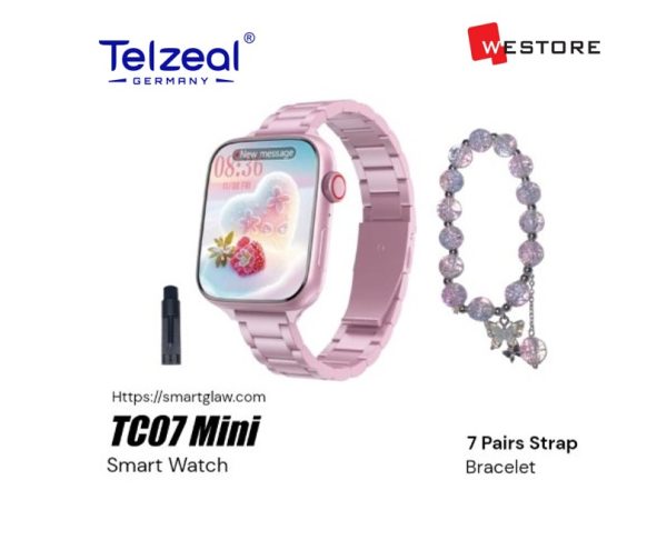 TELZEAL SMART WATCH TC07 MINI ( 7 PAIRS STRAP ) 36MM