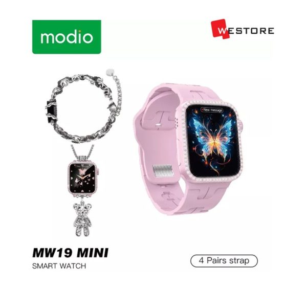 MODIO SMART WATCH MW19 MINI 36MM 4 PAIRS STRAP