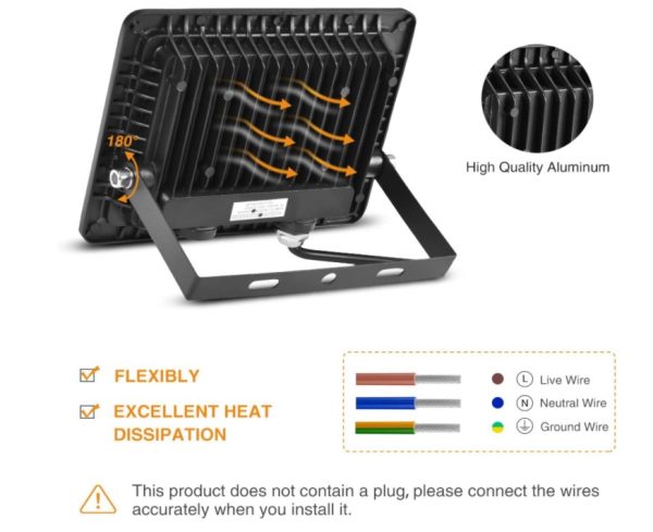 LED FLOOD LIGHT 30W IP66 - Image 3