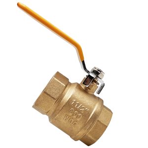 BRASS BALL VALVE 600 WOG 1:1/2"