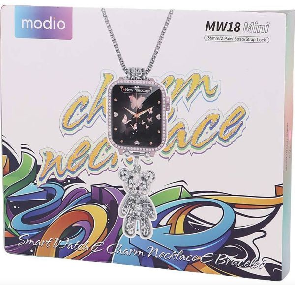 MODIO SMART WATCH MW18 MINI 2- PAIRS STRAP 36MM - Image 3