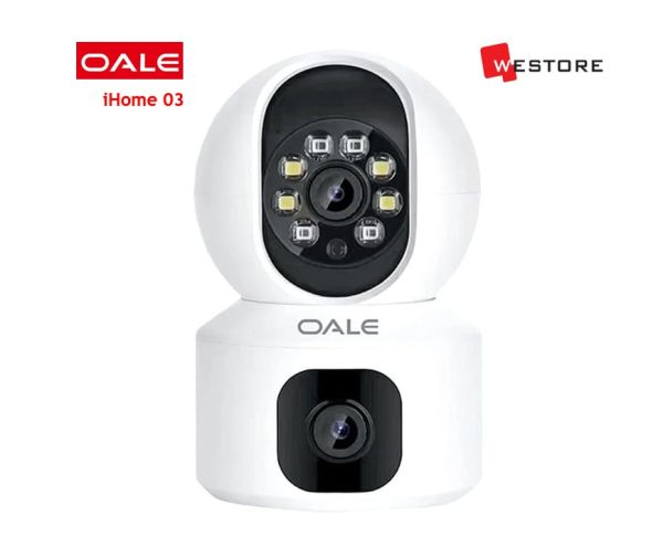 OALE iHOME 03 1080P 360° DUAL SECURITY CAMERA WITH NIGHT VISION