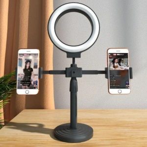 LIVE LIGHT HOLDER - DESKTOP RING LIGHT HOLDER