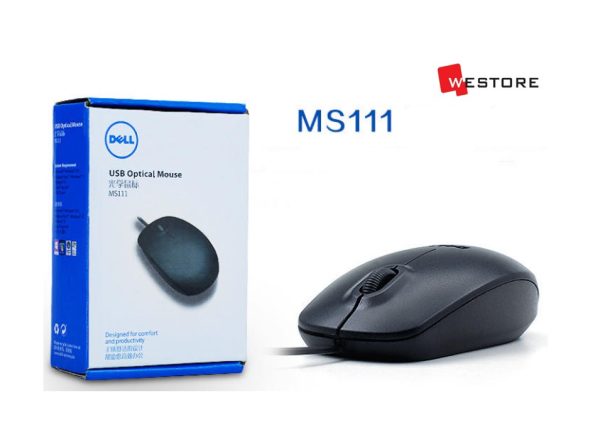 DELL MS111 WIRED USB OPTICAL MOUSE - Image 2
