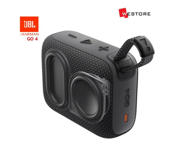 JBL GO 4 PORTABLE BLUETOOTH SPEAKER BLACK - Image 4