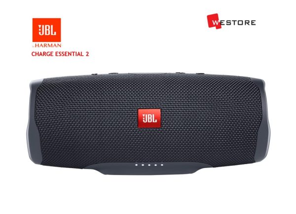 JBL CHARGE ESSENTIAL 2 PORTABLE BLUETOOTH SPEAKER - BLACK - Image 2