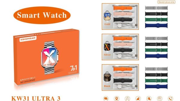 SMART WATCH KW 31 ULTRA 3 7 PLUS 1