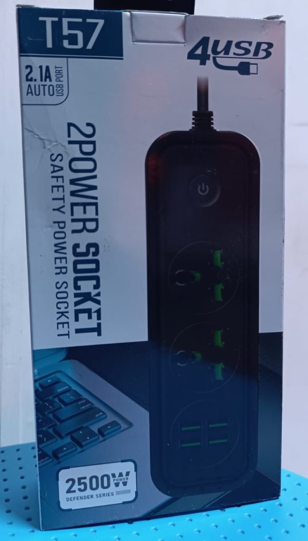 POWER SOCKET 4 USB T57 2500W