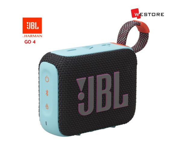 JBL GO 4 PORTABLE BLUETOOTH SPEAKER BLACK & ORANGE