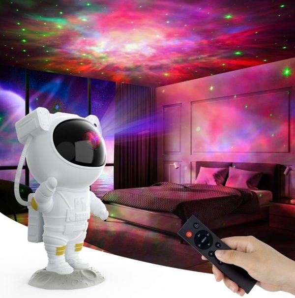 ASTRONAUT STAR PROJECTOR WITH NEBULA - TIMER & REMOTE CONTROL, TYD-YHY-001