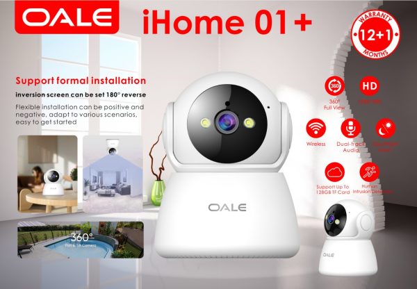 OALE iHOME 01+ SECURITY CAMERA WITH  NIGHT VISION - Image 3