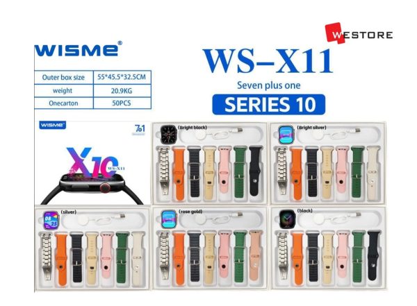 WISME SMART WATCH WS-X11 7 PLUS 1 - Image 5