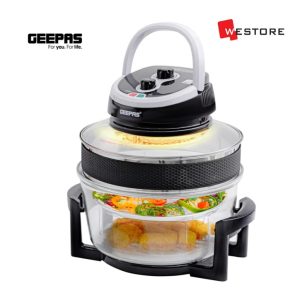 GEEPAS TURBO HALOGEN OVEN 17L WITH EXTENDER RING GHO34048UK