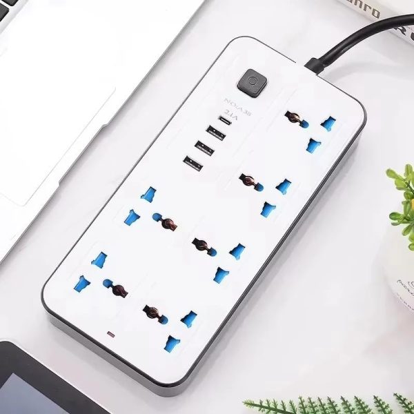 POWER SOCKET 3M HG - 155C 4 USB 1 TYPE C